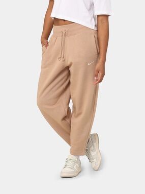 Nike Phoenix Fleece High Rise Curve Pants - M